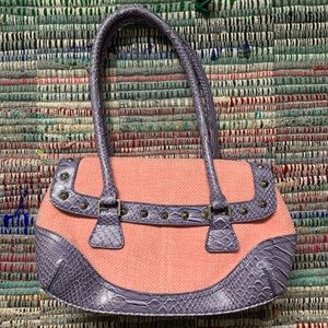 Vintage pink/purple shoulder bag